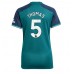 Tanie Strój piłkarski Arsenal Thomas Partey #5 Koszulka Trzeciej dla damskie 2023-24 Krótkie Rękawy